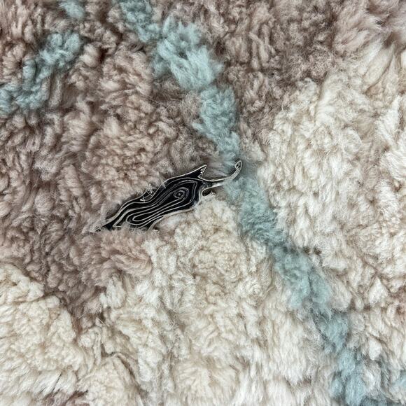 Paula Lishman beaver fur argyle knit button up V-neck vest - Picture 6 of 8